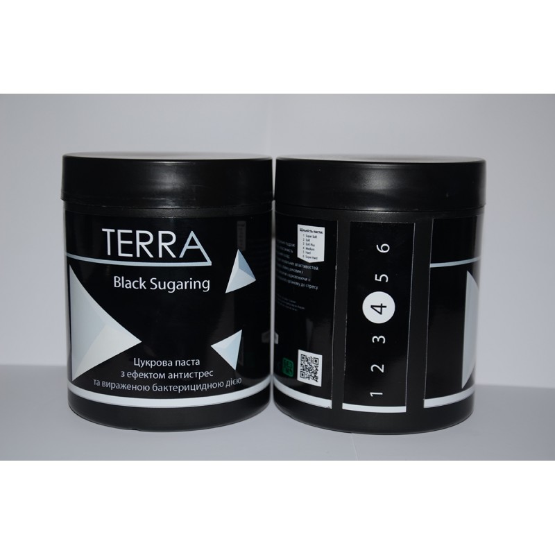 Сахарная паста TERRA black sugaring, средняя 700 г